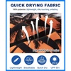 image:imageAPTRO Mens Swim Trunks 9 inch Bathing Suit Big amp Tall Swim Shorts  Quick Dry Breathable Fabric Elastic Waistband with Drawstring Swimsuits for Beach Swimming Vacation PartyOrange Palm Stripes