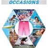 image:imageAPTRO Mens Swim Trunks 9 inch Bathing Suit Big amp Tall Swim Shorts  Quick Dry Breathable Fabric Elastic Waistband with Drawstring Swimsuits for Beach Swimming Vacation PartyGradient Gradual Pink