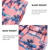 image:imageAPTRO Mens Swim Trunks 9 inch Bathing Suit Big amp Tall Swim Shorts  Quick Dry Breathable Fabric Elastic Waistband with Drawstring Swimsuits for Beach Swimming Vacation Party19 Palms01pink