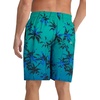 image:imageAPTRO Mens Swim Trunks 9 inch Bathing Suit Big amp Tall Swim Shorts  Quick Dry Breathable Fabric Elastic Waistband with Drawstring Swimsuits for Beach Swimming Vacation PartyZp10 Green Palm