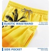 image:imageAPTRO Mens Swim Trunks 9 inch Bathing Suit Big amp Tall Swim Shorts  Quick Dry Breathable Fabric Elastic Waistband with Drawstring Swimsuits for Beach Swimming Vacation PartyH17 Palm Sunset