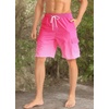 image:imageAPTRO Mens Swim Trunks 9 inch Bathing Suit Big amp Tall Swim Shorts  Quick Dry Breathable Fabric Elastic Waistband with Drawstring Swimsuits for Beach Swimming Vacation PartyGradient Gradual Pink