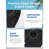 image:imageAPTRO Mens Swim Trunks 9 inch Bathing Suit Big amp Tall Swim Shorts  Quick Dry Breathable Fabric Elastic Waistband with Drawstring Swimsuits for Beach Swimming Vacation PartyZp03 Black Totem