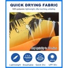 image:imageAPTRO Mens Swim Trunks 9 inch Bathing Suit Big amp Tall Swim Shorts  Quick Dry Breathable Fabric Elastic Waistband with Drawstring Swimsuits for Beach Swimming Vacation PartyH17 Palm Sunset