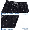 image:imageAPTRO Mens Swim Trunks 9 inch Bathing Suit Big amp Tall Swim Shorts  Quick Dry Breathable Fabric Elastic Waistband with Drawstring Swimsuits for Beach Swimming Vacation PartyHw016anchor