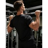image:imageAPTRO Mens Workout Shirts Quick Dry Athletic Gym TShirts  Moisture Wicking Short Sleeve Performance Running Tees for MenBlack Us Flag