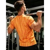 image:imageAPTRO Mens Workout Shirts Quick Dry Athletic Gym TShirts  Moisture Wicking Short Sleeve Performance Running Tees for MenOrange Camo