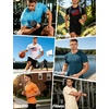 image:imageAPTRO Mens Workout Shirts Quick Dry Athletic Gym TShirts  Moisture Wicking Short Sleeve Performance Running Tees for MenSky Blue