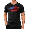 Black Us Flag