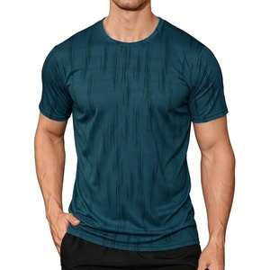 image:imageAPTRO Mens Workout Shirts Quick Dry Athletic Gym TShirts  Moisture Wicking Short Sleeve Performance Running Tees for MenTeal Camo