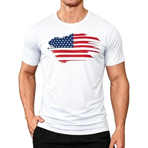 image:imageAPTRO Mens Workout Shirts Quick Dry Athletic Gym TShirts  Moisture Wicking Short Sleeve Performance Running Tees for MenWhite Us Flag
